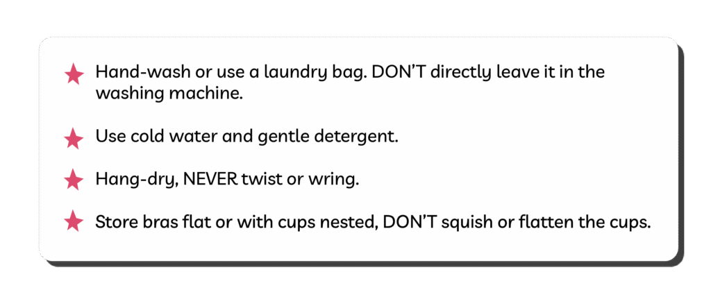 bra care tips